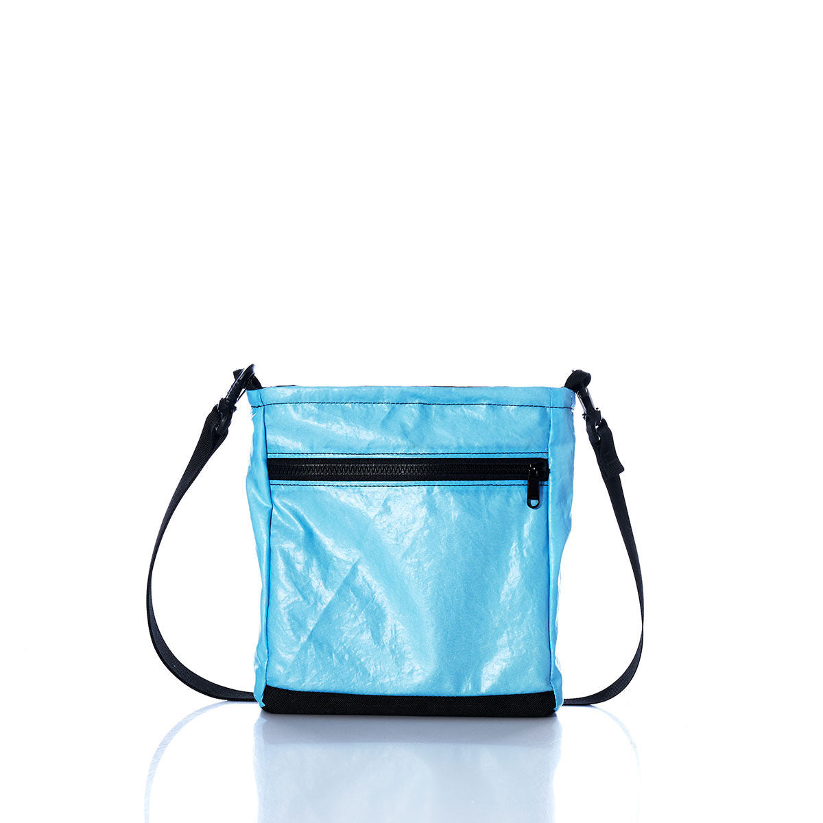 Vintage Blue and Black Small Voyager Crew Crossbody Alternate View