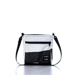 Vintage Black and White Small Voyager Crew Crossbody