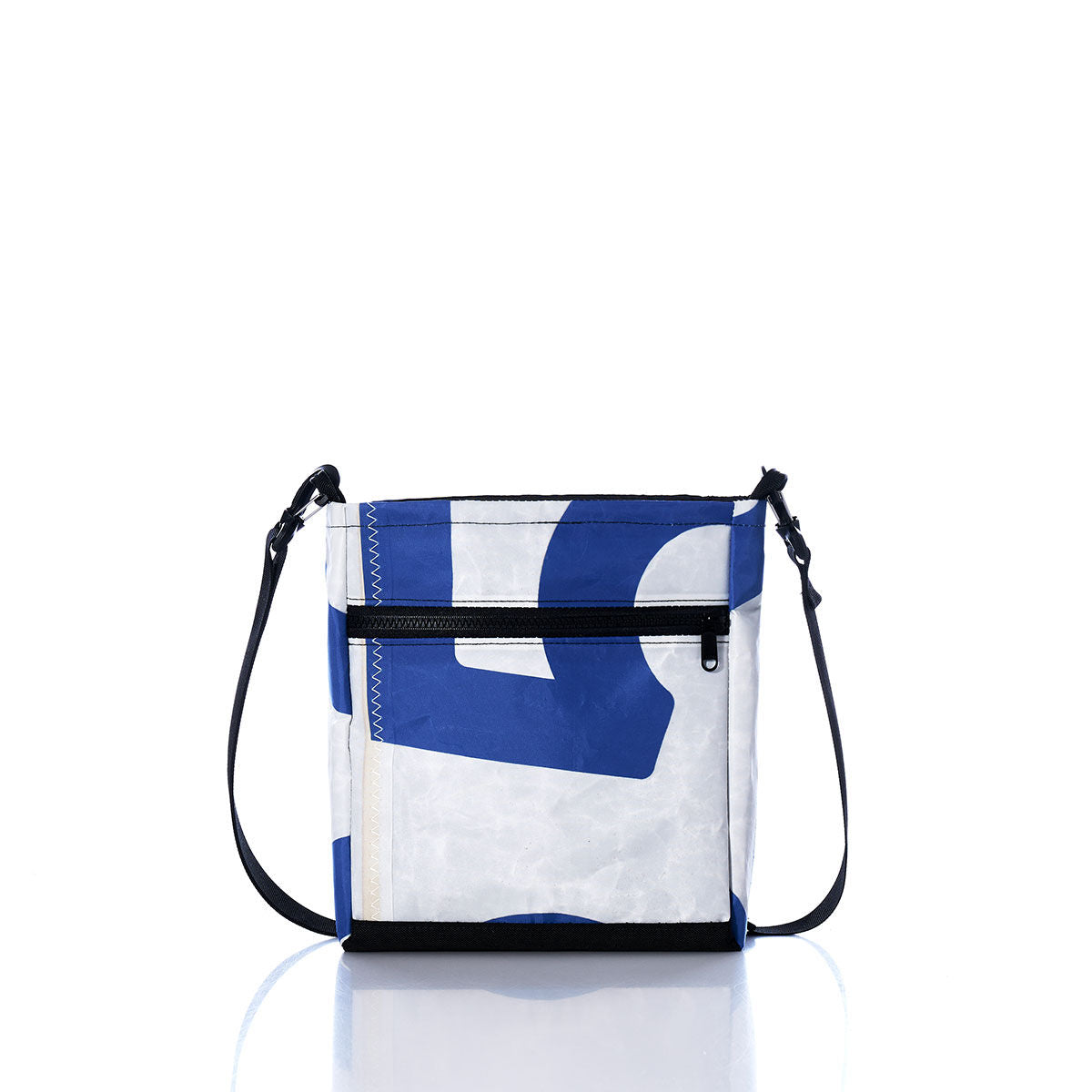 Vintage Blue Numbers Small Voyager Crew Crossbody Alternate View