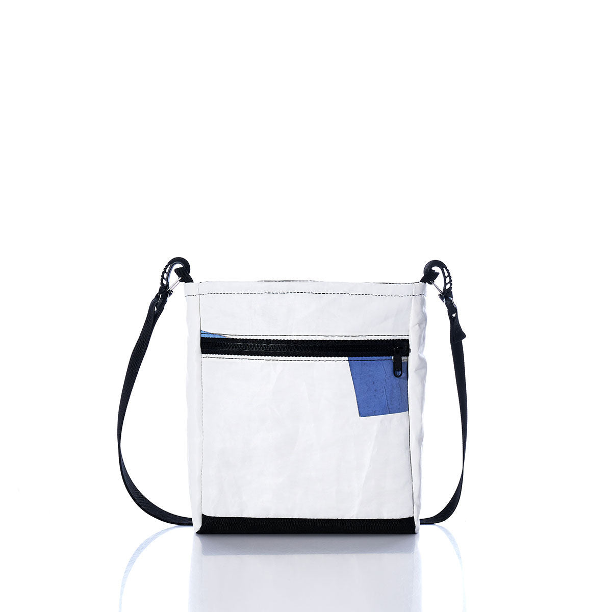 Vintage Blue Numbers Small Voyager Crew Crossbody Alternate View