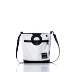 Vintage Black and White Small Voyager Crew Crossbody