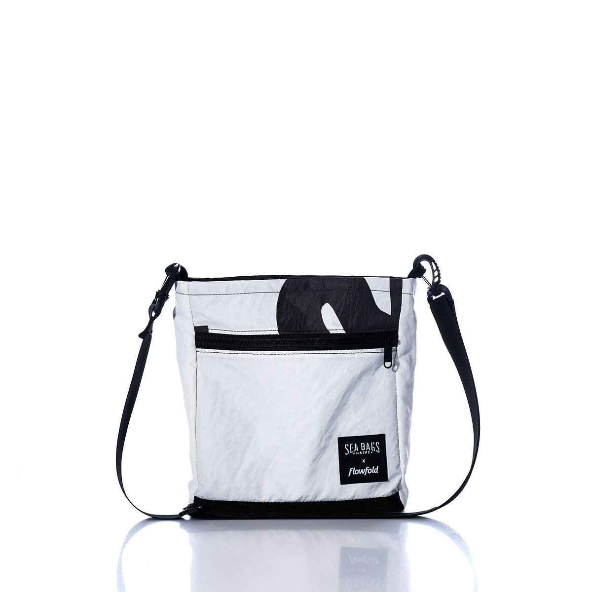 Vintage Black Numbers Small Voyager Crew Crossbody
