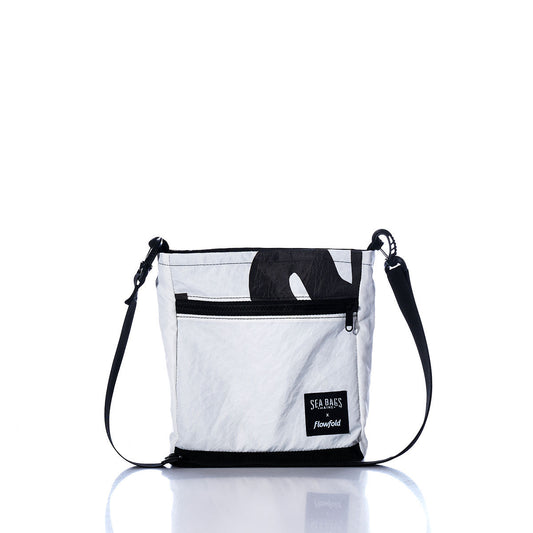 Vintage Black Numbers Small Voyager Crew Crossbody
