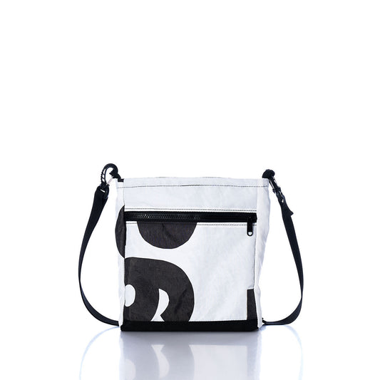 Vintage Black Numbers Small Voyager Crew Crossbody Alternate View
