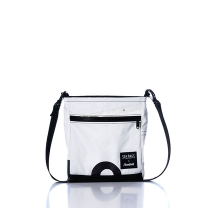 Vintage Black and White Small Voyager Crew Crossbody