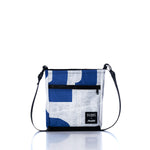 Vintage Blue and White Small Voyager Crew Crossbody