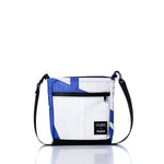 Vintage Blue and White Small Voyager Crew Crossbody
