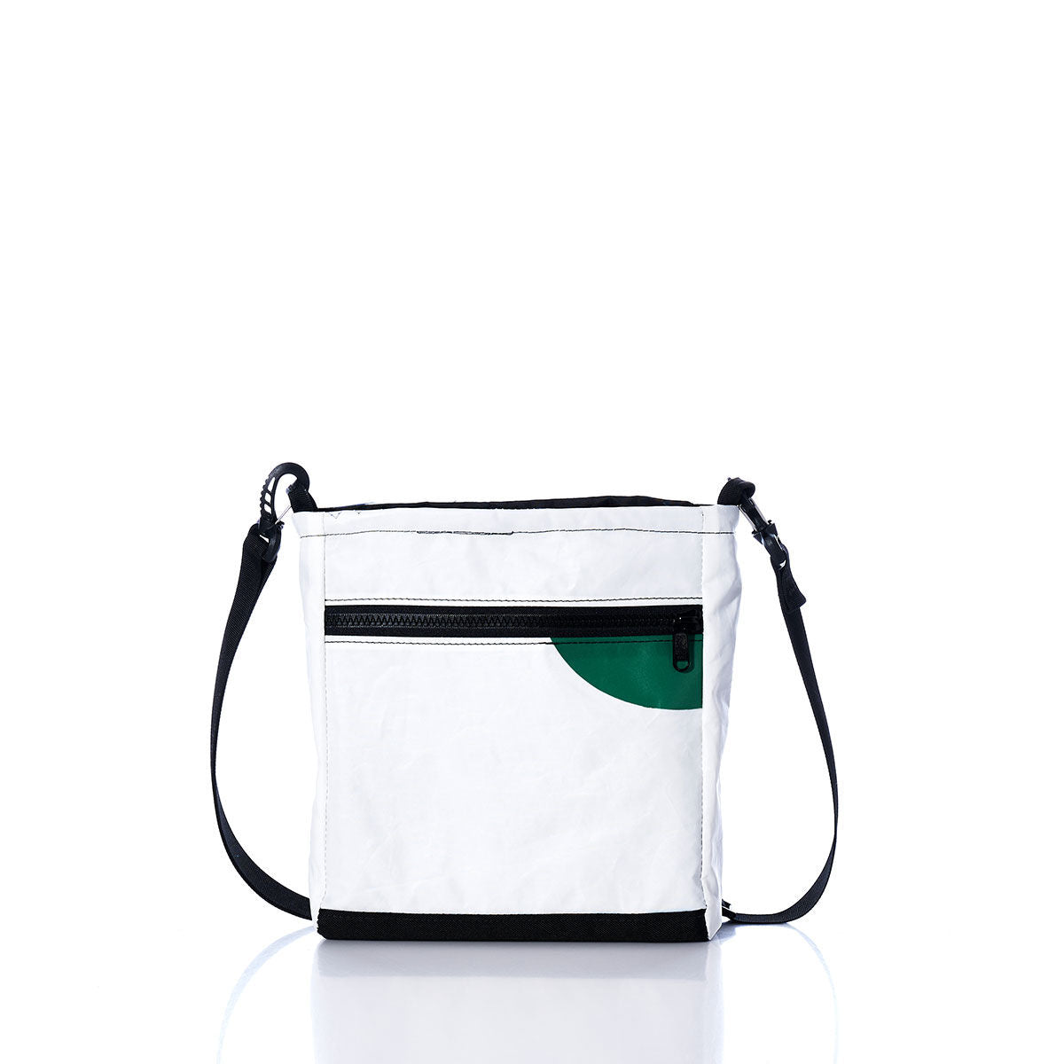 Vintage Green and Blue Small Voyager Crew Crossbody Alternate View
