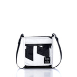 Vintage Black and White Small Voyager Crew Crossbody