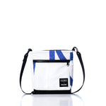Vintage Blue and White Small Voyager Crew Crossbody