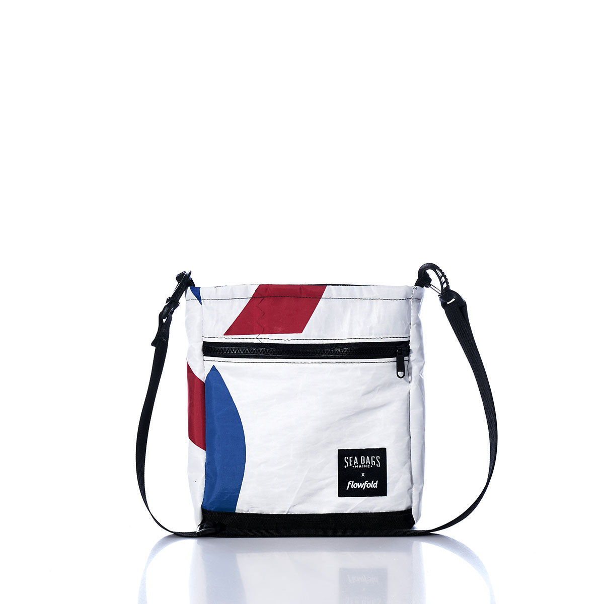 Vintage Red and Blue Small Voyager Crew Crossbody
