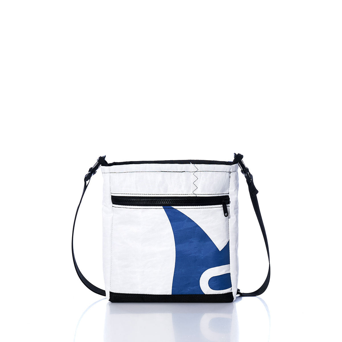 Vintage Red and Blue Small Voyager Crew Crossbody Alternate View