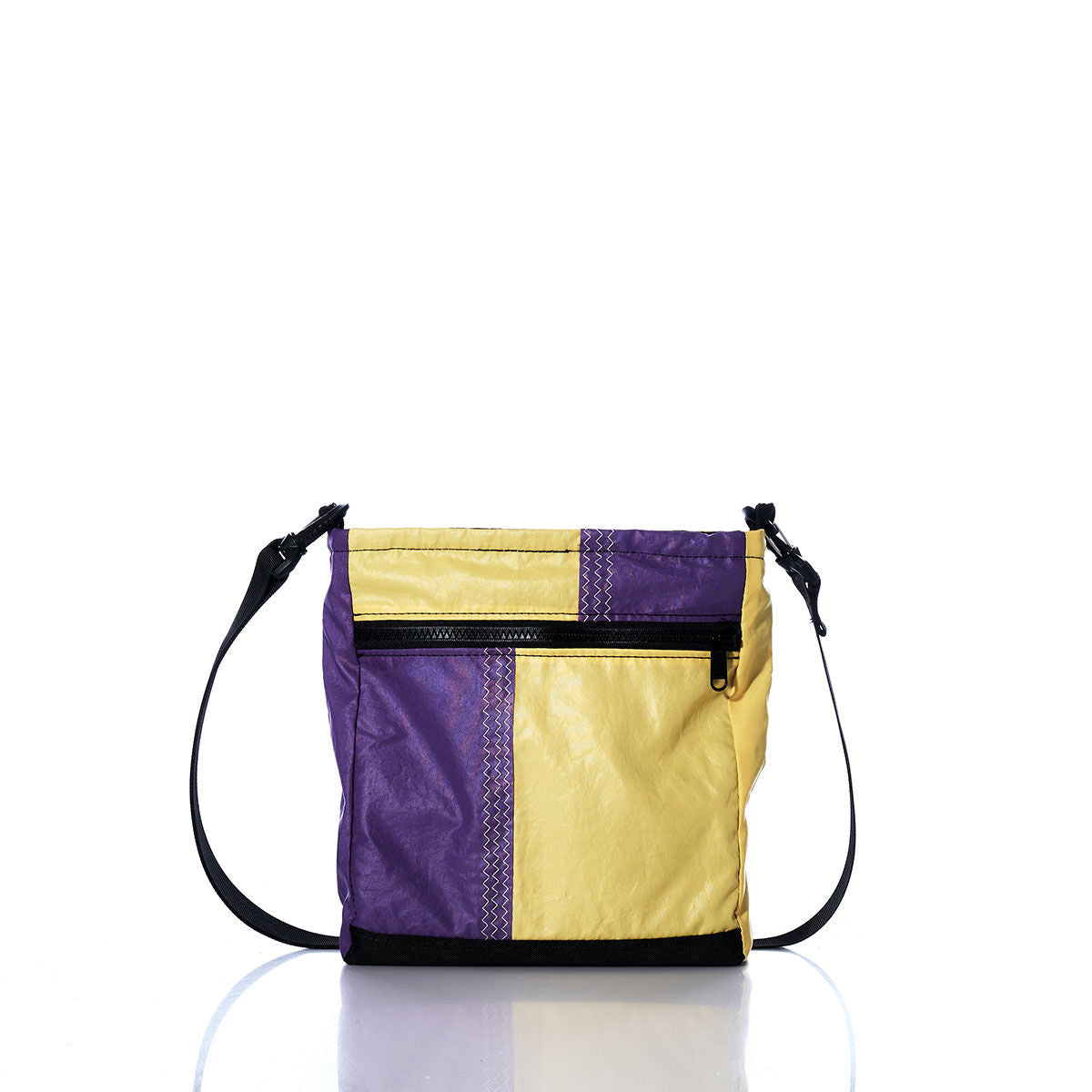 Vintage Purple and Yellow Small Voyager Crew Crossbody Alternate View