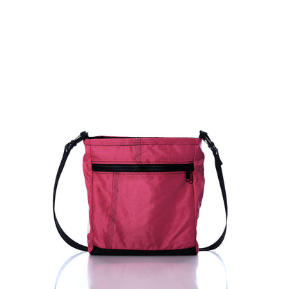Vintage Pink and White Small Voyager Crew Crossbody Alternate View
