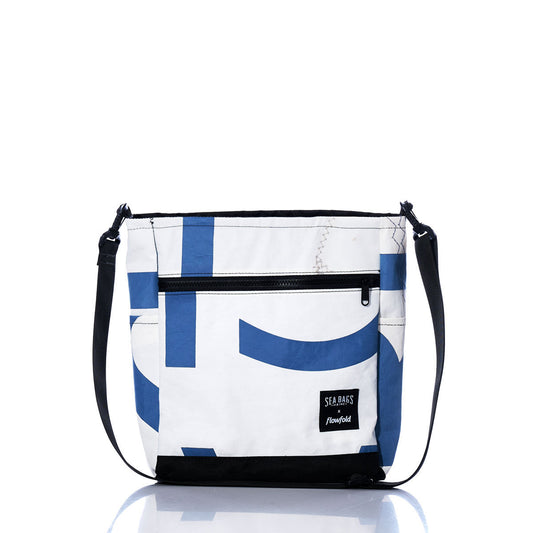 Vintage Blue Graphic Medium Voyager Crew Crossbody
