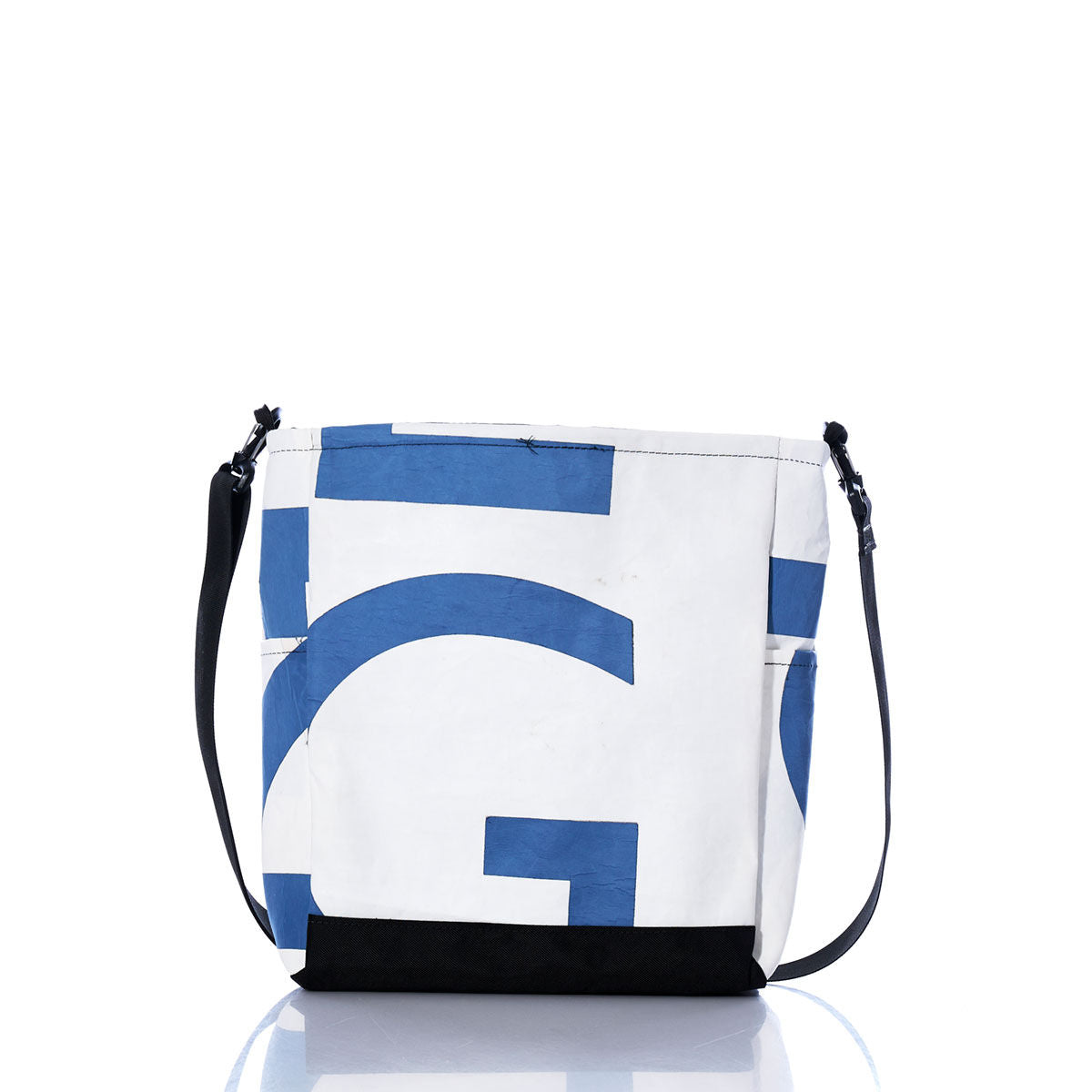 Vintage Blue Graphic Medium Voyager Crew Crossbody Alternate View