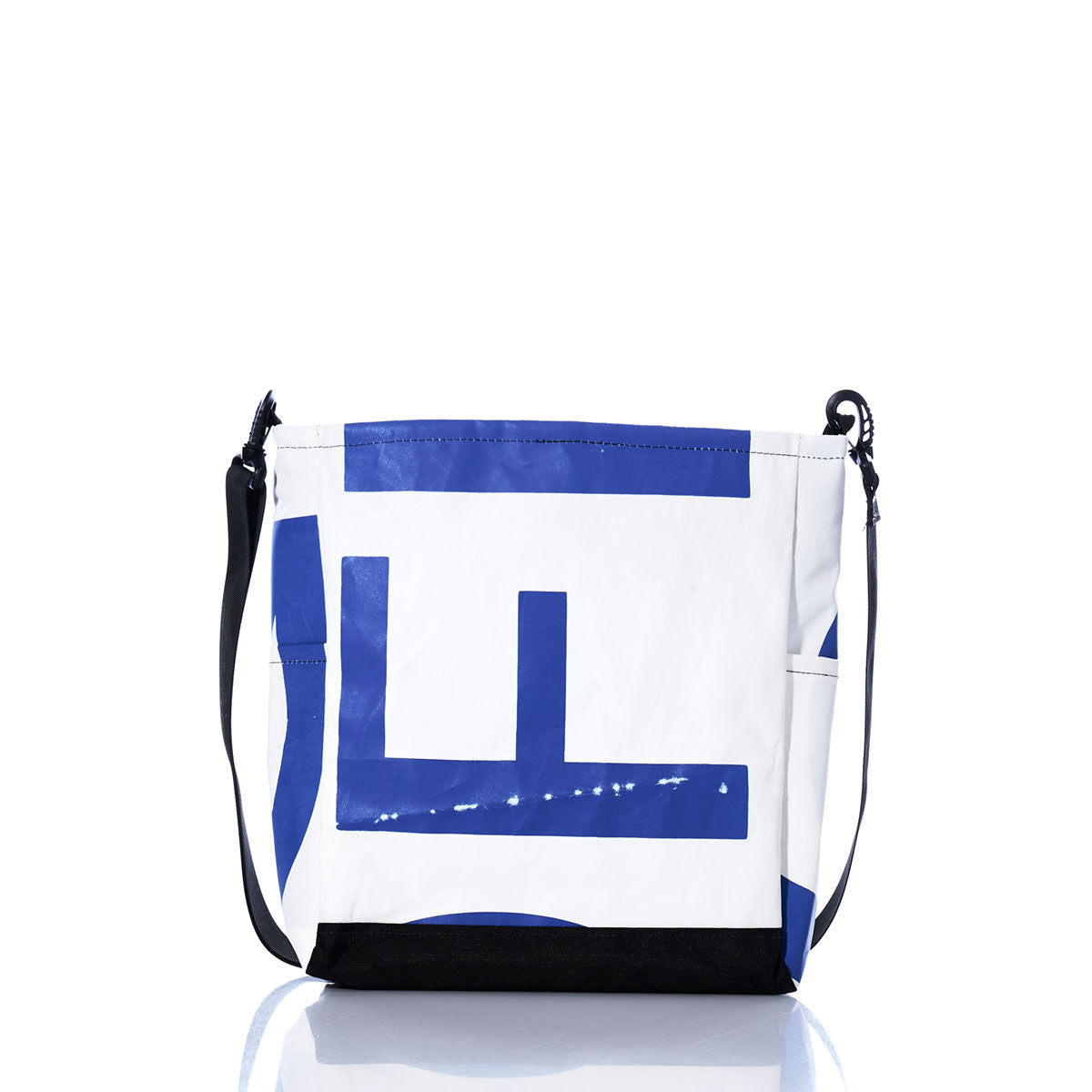 Vintage Blue Letters Medium Voyager Crew Crossbody Alternate View