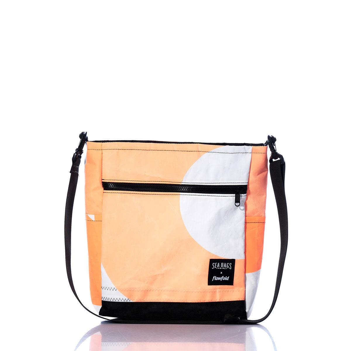 Vintage Neon Orange Medium Voyager Crew Crossbody