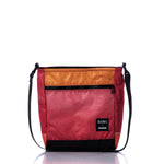 Vintage Red and Orange Medium Voyager Crew Crossbody