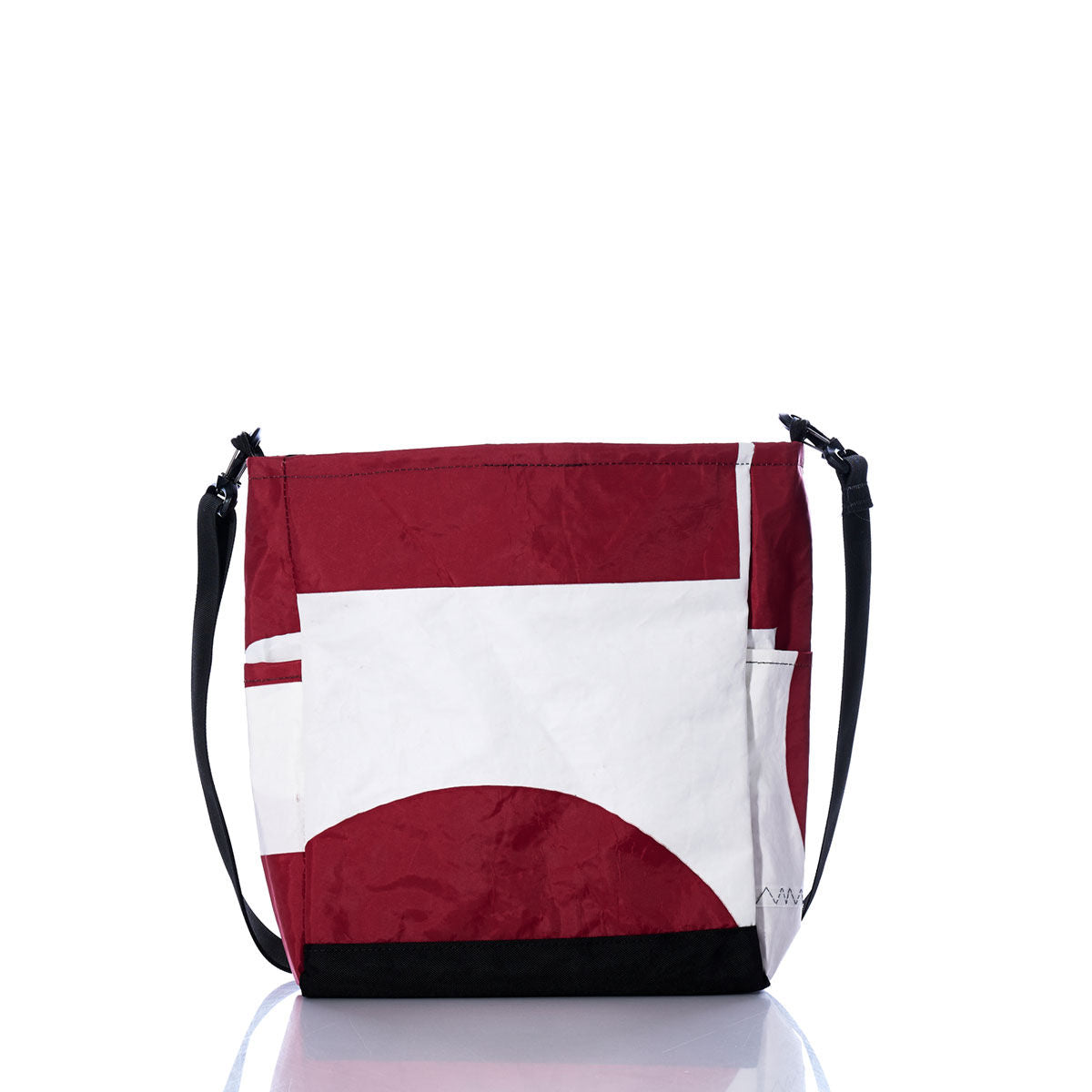 Vintage Red and White Medium Voyager Crew Crossbody Alternate View