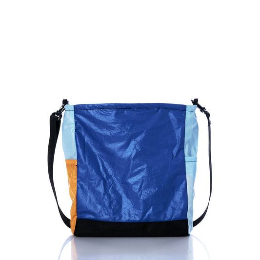 Vintage Blue and Yellow Medium Voyager Crew Crossbody Alternate View