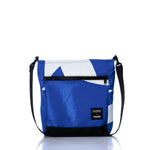 Vintage Blue Letters Medium Voyager Crew Crossbody