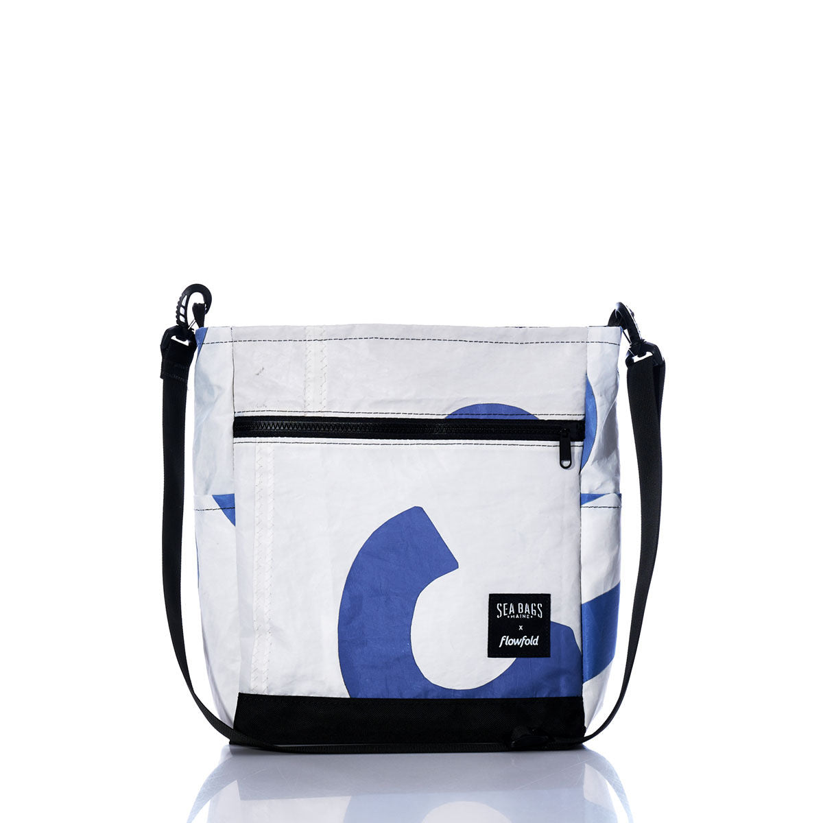 Vintage Blue Numbers Medium Voyager Crew Crossbody