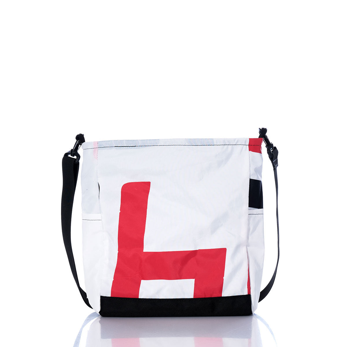 Vintage Red and Black Medium Voyager Crew Crossbody Alternate View