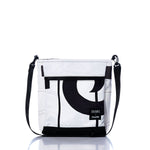 Vintage Black and White Medium Voyager Crew Crossbody