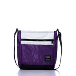 Vintage Purple and White Medium Voyager Crew Crossbody