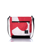Vintage Red and White Medium Voyager Crew Crossbody