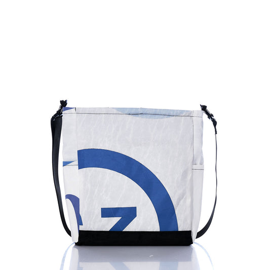 Vintage Blue Numbers Medium Voyager Crew Crossbody Alternate View