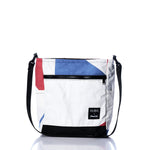 Vintage Blue and Red Medium Voyager Crew Crossbody
