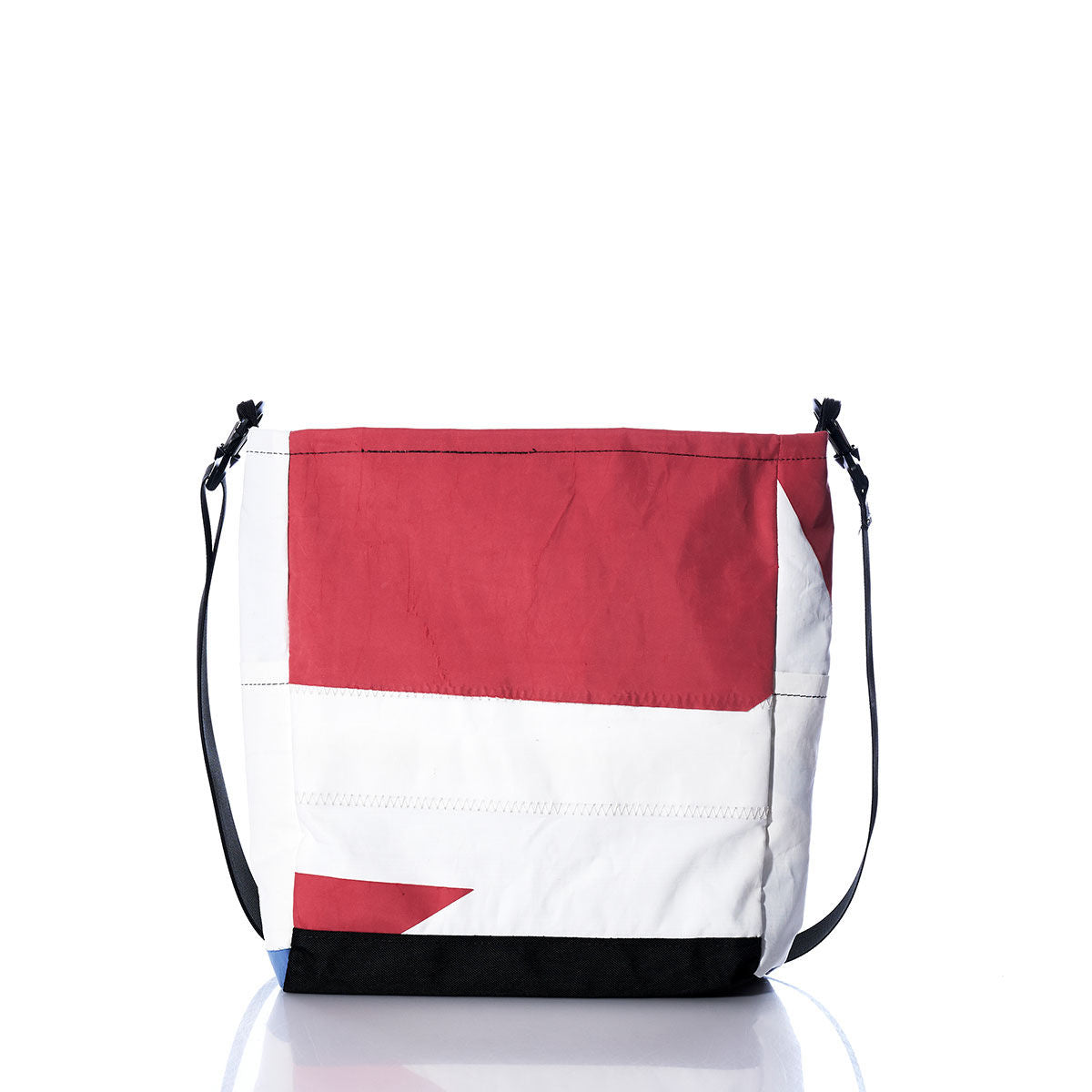 Vintage Blue and Red Medium Voyager Crew Crossbody Alternate View