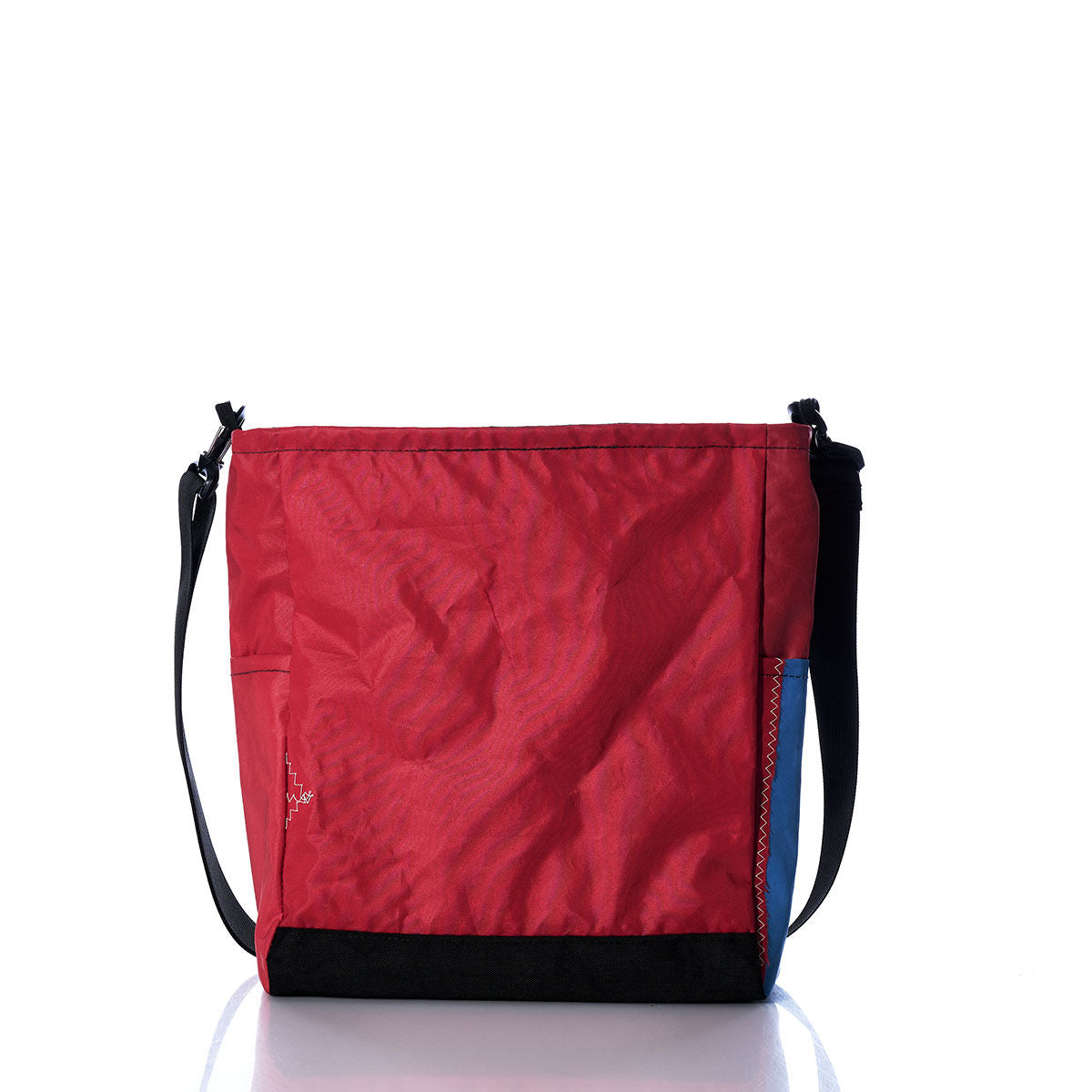 Vintage Red and Blue Medium Voyager Crew Crossbody Alternate View