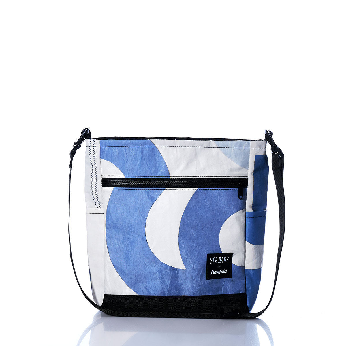 Vintage Blue Numbers Medium Voyager Crew Crossbody