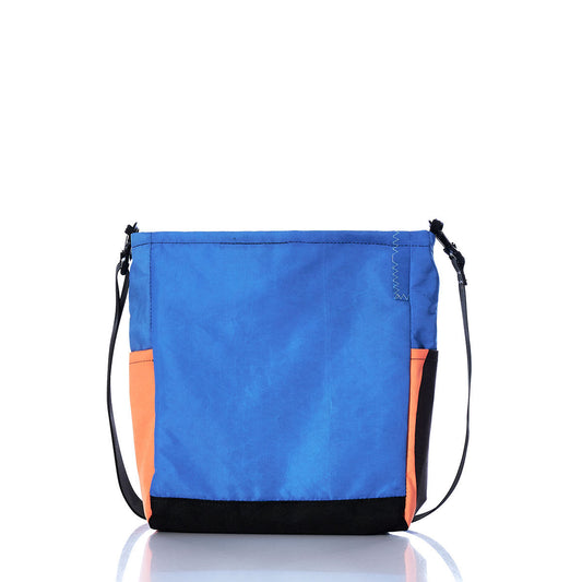 Vintage Blue and Orange Medium Voyager Crew Crossbody Alternate View