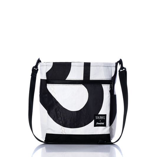 Vintage Black Numbers Medium Voyager Crew Crossbody