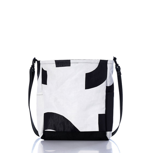 Vintage Black Numbers Medium Voyager Crew Crossbody Alternate View