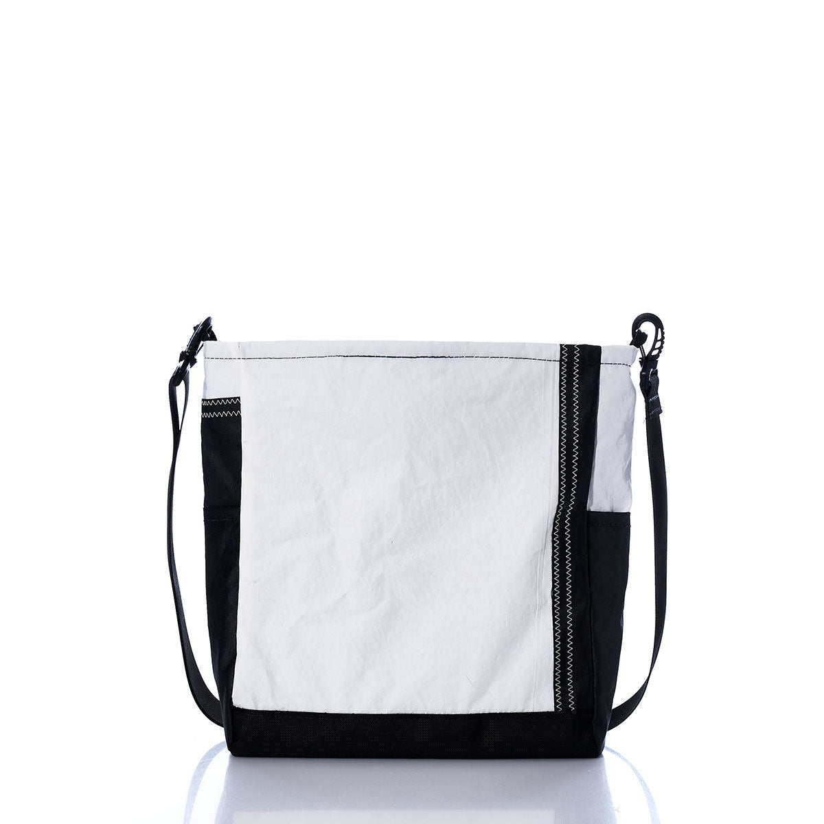 Vintage Black and White Medium Voyager Crew Crossbody Alternate View