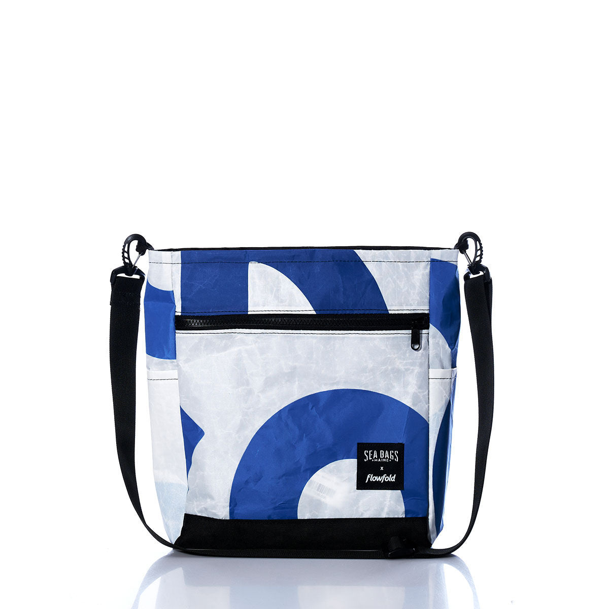 Vintage Blue Numbers Medium Voyager Crew Crossbody