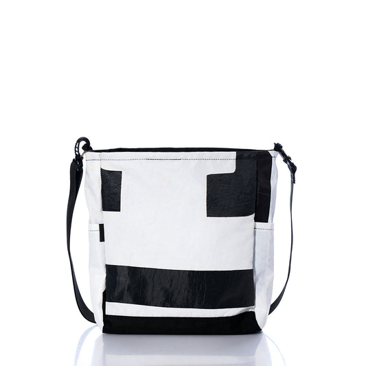 Vintage Black Numbers Medium Voyager Crew Crossbody Alternate View