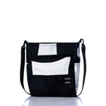 Vintage Black and White Medium Voyager Crew Crossbody