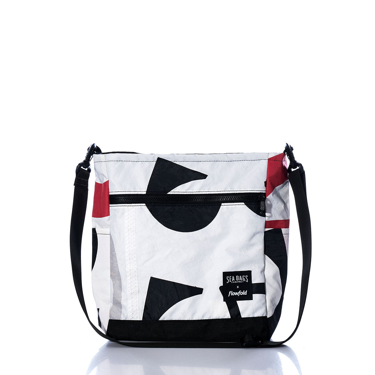 Vintage Black and Red Medium Voyager Crew Crossbody