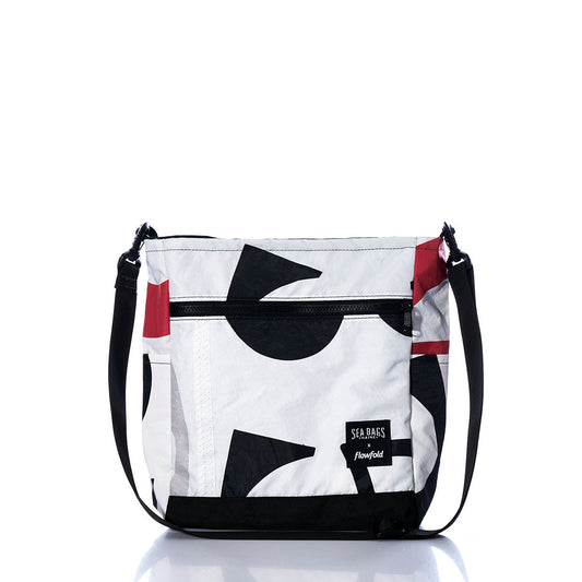 Vintage Black and Red Medium Voyager Crew Crossbody