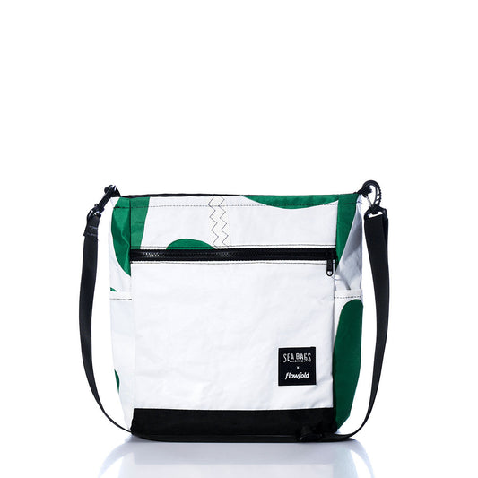 Vintage Green Numbers Medium Voyager Crew Crossbody
