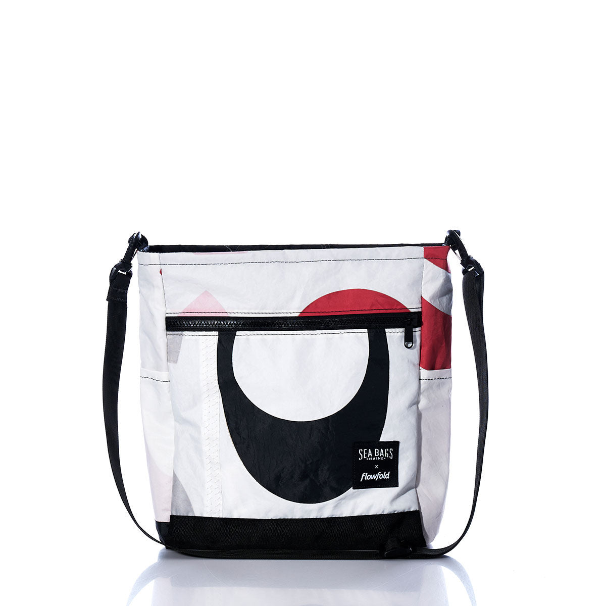 Vintage Black and Red Medium Voyager Crew Crossbody