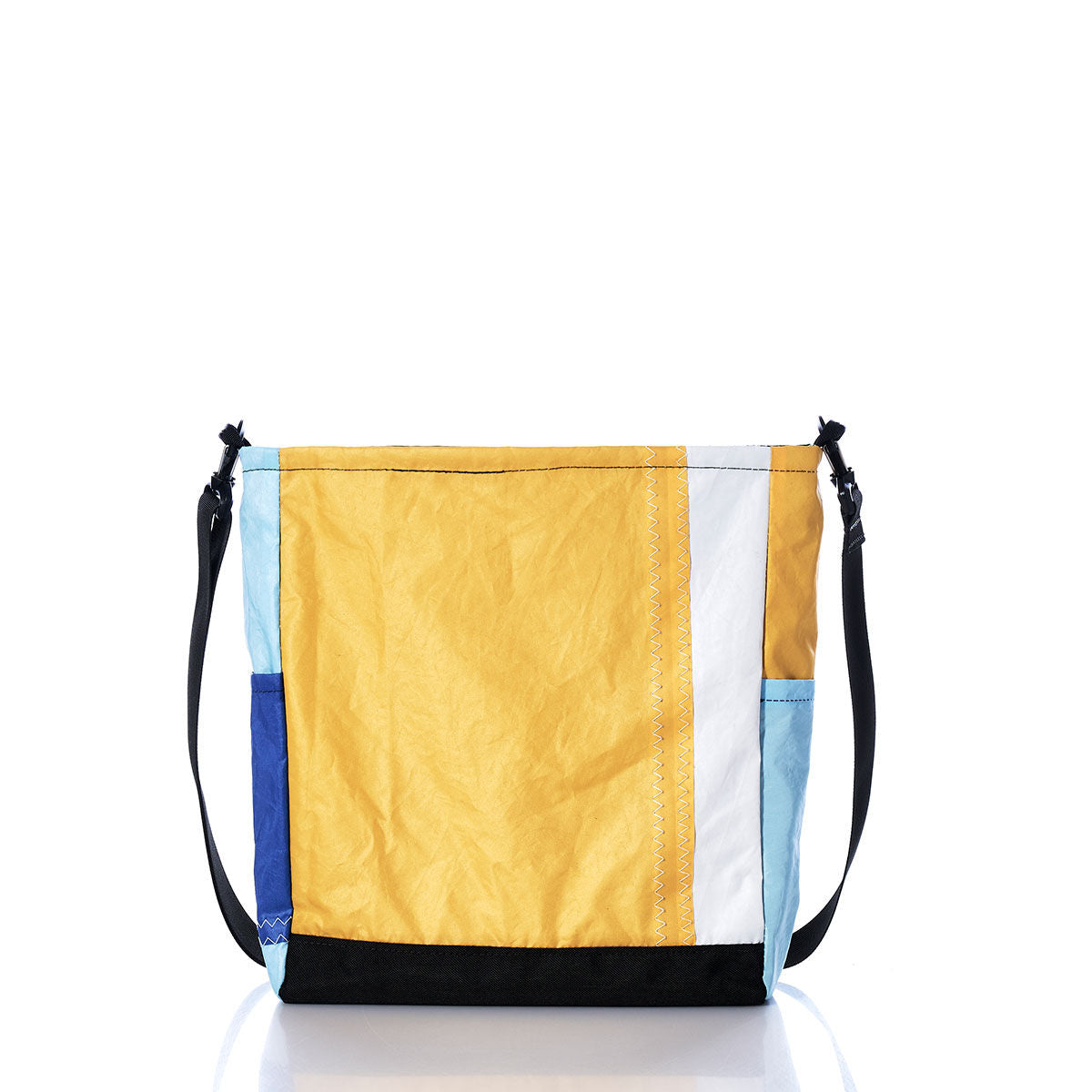 Vintage Blue and Yellow Medium Voyager Crew Crossbody Alternate View