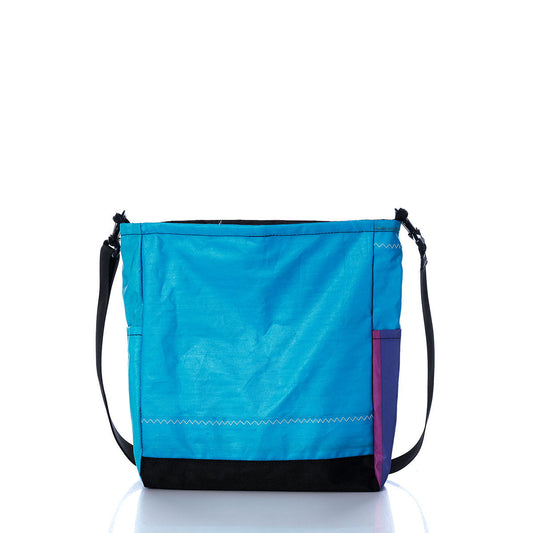 Vintage Purple and Blue Medium Voyager Crew Crossbody Alternate View