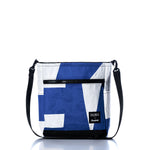 Vintage Blue and White Medium Voyager Crew Crossbody
